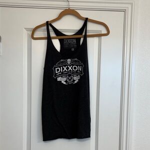 DIXXON Black Sleeveless Graphic Tank